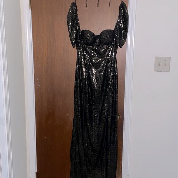 House of Harlow Floriana maxi dress black - Picture 7 of 8